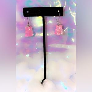 Resin Gummy bear earrings!